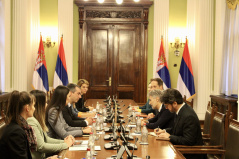 23 November 2022 The National Assembly Speaker in meeting with the UK Foreign Office Director General for Europe